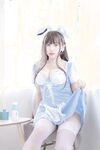 No.124 Mi Nian - หลุดภาพสีน้ำเงินและขาวที่ไม่มีการตัดต่อ [28P-98M]