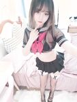 No.003 米线 - JK 透明网袜 [17P 26M]