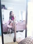 Rice Noodle Private House Welfare Photo Album—Transparent JK Fishnet Stockings