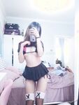 Rice Noodle Private House Welfare Photo Album—Transparent JK Fishnet Stockings