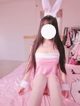 萌白醬福利—粉紅兔女郎