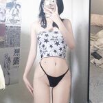 Ang pinaka-kaibig-ibig na batang babae na may perpektong katawan, ang bagong Twitter na bagong dating na si Lolita "Triangle Circle" 200R internal member group na pribadong mga larawan ng kanyang masiglang puwit, pink na fungus, at fungus na muk