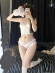 Ang pinaka-kaibig-ibig na batang babae na may perpektong katawan, ang bagong Twitter na bagong dating na si Lolita "Triangle Circle" 200R internal member group na pribadong mga larawan ng kanyang masiglang puwit, pink na fungus, at fungus na muk