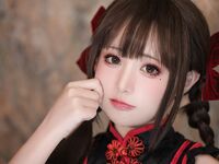 高端ACG业界女神爆机少女▌喵小吉▌古典情趣《镜花水月》黑丝稚嫩小BB 掰穴鉴赏