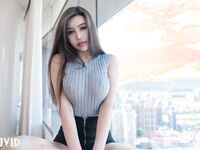 夢幻般的美巨乳女神【木木森】景觀高樓內的裸體誘惑~每個男人心目中想要擁有的極品身材