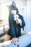 巨乳系女神『茹茹』首次无胸贴尺度大突破万圣节独家限定色魔女超透视感高清