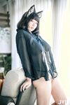 巨乳系女神『茹茹』首次无胸贴尺度大突破万圣节独家限定色魔女超透视感高清