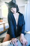 巨乳系女神『茹茹』首次无胸贴尺度大突破万圣节独家限定色魔女超透视感高清