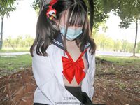 萬人追蹤推特清純可愛蘿莉嫩妹【工口糯米姬】劇情私拍痴女公園露出超市被色魔跟蹤廁所內強行啪啪內射
