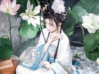 เทพธิดาแห่งอุตสาหกรรม ACG ระดับไฮเอนด์ ▌Meow Xiaoji▌สมาชิก Treasure T3 "Yueqinghua" เครื่องแต่งกายโบราณล่อลวงนางฟ้าให้ลงมายังโลกหลุมที่ละเอียดอ่อนและอ่อนโยนและคอลเลกชันหน้าอกที่สวยงามต้องได้รับคำชม
