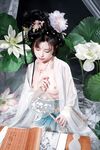 เทพธิดาแห่งอุตสาหกรรม ACG ระดับไฮเอนด์ ▌Meow Xiaoji▌สมาชิก Treasure T3 "Yueqinghua" เครื่องแต่งกายโบราณล่อลวงนางฟ้าให้ลงมายังโลกหลุมที่ละเอียดอ่อนและอ่อนโยนและคอลเลกชันหน้าอกที่สวยงามต้องได้รับคำชม