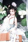 เทพธิดาแห่งอุตสาหกรรม ACG ระดับไฮเอนด์ ▌Meow Xiaoji▌สมาชิก Treasure T3 "Yueqinghua" เครื่องแต่งกายโบราณล่อลวงนางฟ้าให้ลงมายังโลกหลุมที่ละเอียดอ่อนและอ่อนโยนและคอลเลกชันหน้าอกที่สวยงามต้องได้รับคำชม