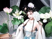 เทพธิดาแห่งอุตสาหกรรม ACG ระดับไฮเอนด์ ▌Meow Xiaoji▌สมาชิก Treasure T3 "Yueqinghua" เครื่องแต่งกายโบราณล่อลวงนางฟ้าให้ลงมายังโลกหลุมที่ละเอียดอ่อนและอ่อนโยนและคอลเลกชันหน้าอกที่สวยงามต้องได้รับคำชม