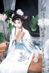 เทพธิดาแห่งอุตสาหกรรม ACG ระดับไฮเอนด์ ▌Meow Xiaoji▌สมาชิก Treasure T3 "Yueqinghua" เครื่องแต่งกายโบราณล่อลวงนางฟ้าให้ลงมายังโลกหลุมที่ละเอียดอ่อนและอ่อนโยนและคอลเลกชันหน้าอกที่สวยงามต้องได้รับคำชม