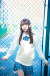 陸卿卿 kyokyo漢堡王-No.006-櫻花與JK [9P]