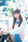 陸卿卿 kyokyo漢堡王-No.006-櫻花與JK [9P]