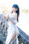 陆卿卿kyokyo汉堡王-No.009-蓝色旗袍[24P]