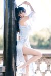 陆卿卿kyokyo汉堡王-No.009-蓝色旗袍[24P]
