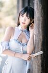 陆卿卿kyokyo汉堡王-No.009-蓝色旗袍[24P]