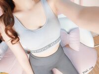 Taotaojiang 시리즈 (31) 120위안 캐주얼 요가 운동복 첫 번째 관점 후면 삽입 자위 원본 고화질