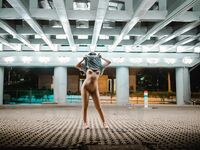 有喵酱- HK夜色下女神完美露出