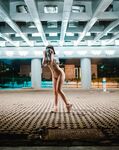 有喵酱- HK夜色下女神完美露出