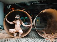 有喵酱- HK夜色下女神完美露出