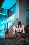 有喵酱- HK夜色下女神完美露出