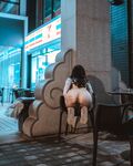 有喵酱- HK夜色下女神完美露出