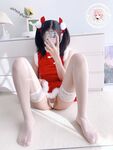 The latest@cute girl@welfareji@superb figure@pink girl@Nikaitang’s Christmas cheongsam