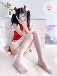 The latest@cute girl@welfareji@superb figure@pink girl@Nikaitang’s Christmas cheongsam