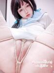 【网红❤️推特少女】极品青春靓丽露脸反差美少女▌小青茗▌诱惑白丝JK捆绑勒阴脸穴同框超粉肥美鲍鱼AV棒高频震穴