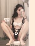 Contrasting face-showing beauty Ying Dashen [Yi Shao] customized + 19 sets of sexy and obscene photos maid 1