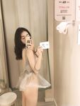 Contrast at exposed beauty Ying Dashen [Yi Shao] customized + 19 set ng erotic na larawan na may gray mesh at masaya