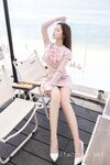颜值巅峰秀人网当红女神模特鱼子酱闺蜜【杏子】大胆私拍2套-浪漫海岸线