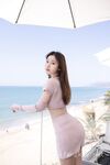 颜值巅峰秀人网当红女神模特鱼子酱闺蜜【杏子】大胆私拍2套-浪漫海岸线