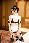 初代网红模特鼻祖，极品外围名媛【潘娇娇】尺度全开，三点特写道具插白虎粉嫩B（13）