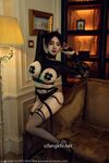 初代網紅模特鼻祖，極品外圍名媛【潘嬌嬌】尺度全開，三點特寫道具插白虎粉嫩B（4）