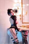 初代網紅模特鼻祖，極品外圍名媛【潘嬌嬌】尺度全開，三點特寫道具插白虎粉嫩B（4）