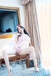 初代网红模特鼻祖，极品外围名媛【潘娇娇】尺度全开，三点特写道具插白虎粉嫩B（5）