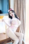初代网红模特鼻祖，极品外围名媛【潘娇娇】尺度全开，三点特写道具插白虎粉嫩B（5）