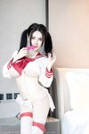 初代網紅模特鼻祖，極品外圍名媛【潘嬌嬌】尺度全開，三點特寫道具插白虎粉嫩B（2）