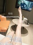 最高の体型を持つインターネット有名人のプライベート写真と見解のコレクション @晗晗scale
