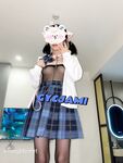 卡哇伊清純系蘿莉女奴【玉寶澀澀】私拍，水手服彼女飼育各種制服3P自慰逼粉奶大人形小母狗