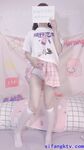 推特蘿莉制服粉鮑少女福利姬【桐桐想喝牛奶】私拍，道具自嗨噗滋噗滋流白漿