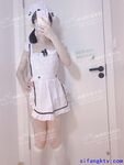 推特蘿莉制服粉鮑少女福利姬【桐桐想喝牛奶】私拍，道具自嗨噗滋噗滋流白漿