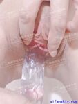 推特蘿莉制服粉鮑少女福利姬【桐桐想喝牛奶】私拍，道具自嗨噗滋噗滋流白漿
