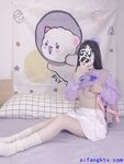 推特蘿莉制服粉鮑少女福利姬【桐桐想喝牛奶】私拍，道具自嗨噗滋噗滋流白漿