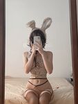 推特网红搽搽灰色小兔叽