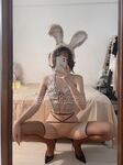 推特网红搽搽灰色小兔叽